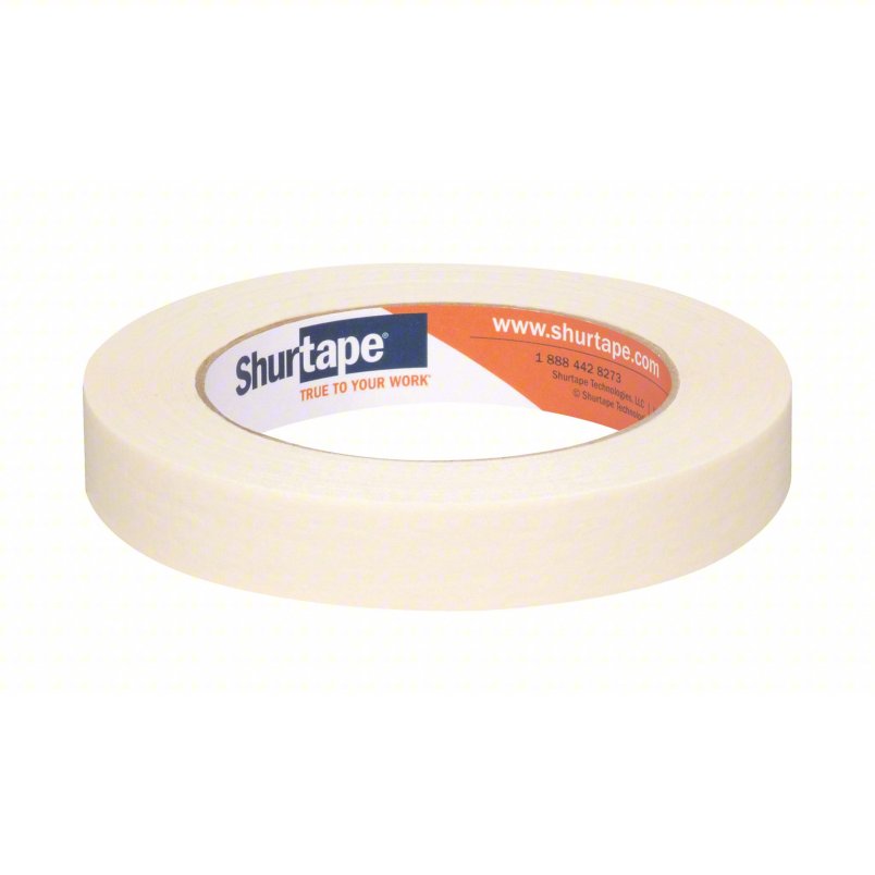 1" White HD Masking Tape with 60 yards length and 5.6 mil thickness, providing reliable adhesion and versatility.