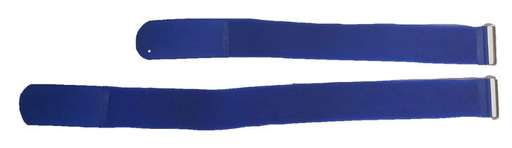 Correa de velcro de 24", con hebilla, azul (1 c/u)